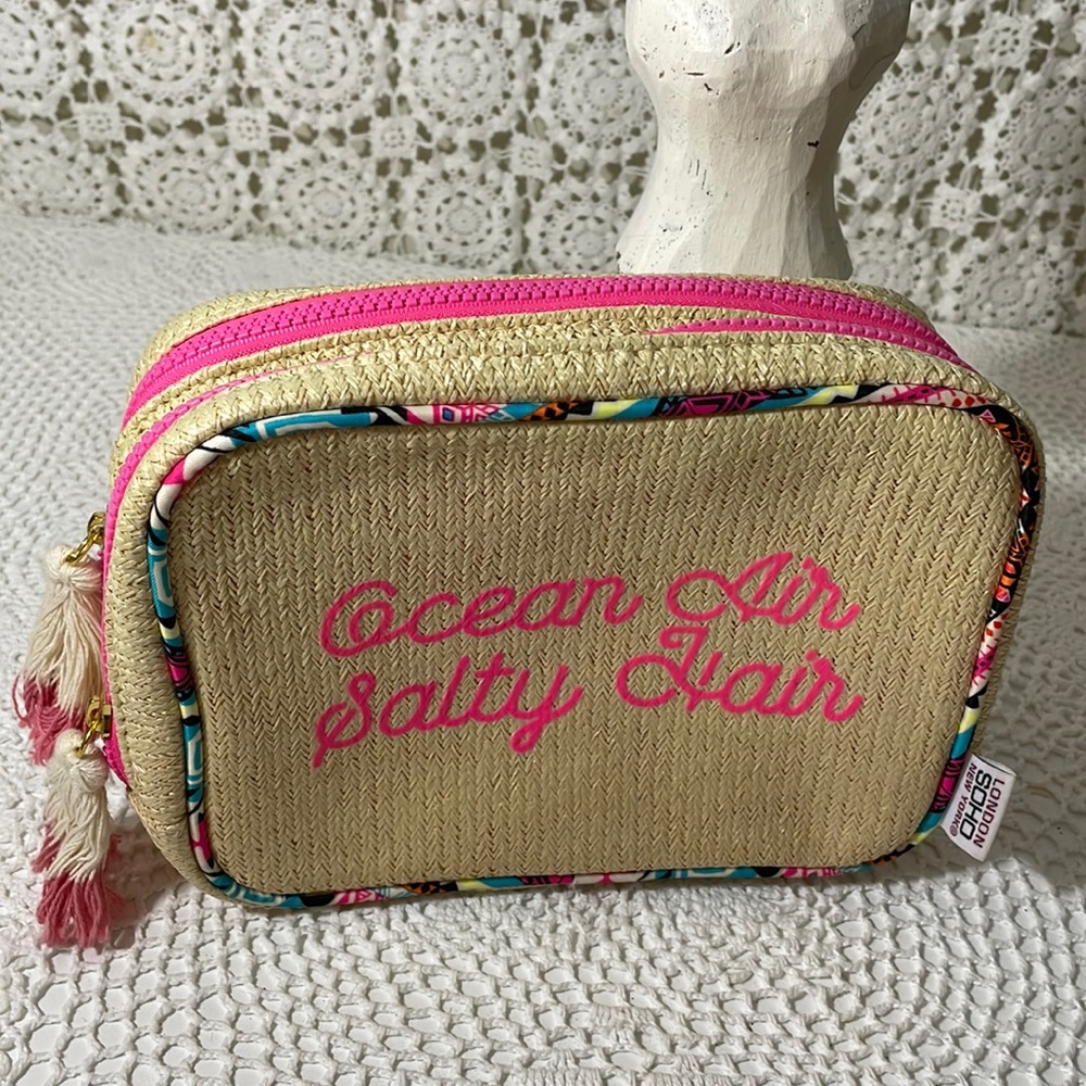 “ Ocean Air Salty Hair” toiletries/makeup bag
